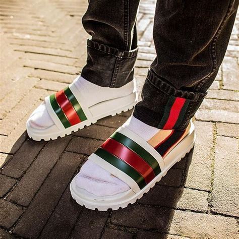 gucci slides mens ebay|discount Gucci slides for men.